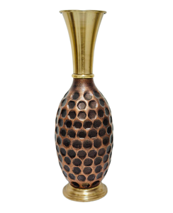 Vase à fleurs en aluminium martelé, parfait pour la décoration de la maison, les mariages et les événements, vaisselle de table, grande taille - Product Image 5