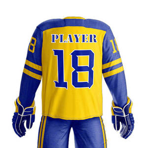 2025 conjuntos de hockey sobre hielo personalizados para hombres de tamaño adulto precio barato nombre de equipo personalizado uniforme de hockey sobre hielo sublimado - Product Image 6