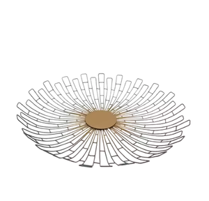 Paniers de rangement en métal doré les plus vendus Paniers de fruits suspendus de qualité supérieure Centre de table avec un design étonnant - Product Image 5