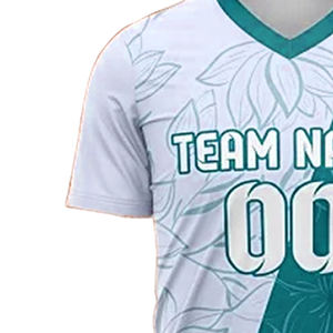 Outdoor Team Training Crew Neck Uniform for Adults Automated Cutting Soccer Jersey & Tops 100% Polyester Quick Dry Breathable - Product Image 6