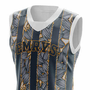 เสื้อบาสเก็ตบอลสำหรับผู้ชายเสื้อบาสเก็ตบอลออกแบบได้ตามต้องการ - Product Image 2