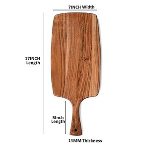 Planche à découper en bois haut de gamme à marque privée avec texture en bois dense et couche résistante aux rayures pour la cuisine professionnelle - Product Image 2