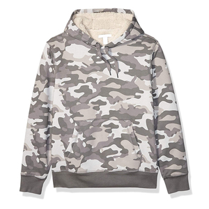 <b>Men's</b> High Quality Oversized Embroidered 100% Cotton Custom Printed Fleece Hoodies Blank Plain Long Sleeve <b>Pullover</b> Winter - Product Image 5