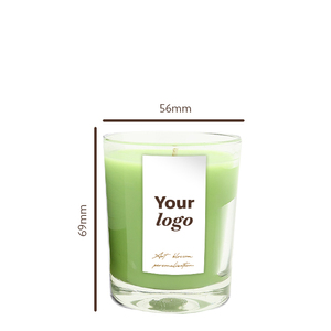 Vela Aromática de Lujo Hecha a Mano, 10cl, Aroma a Bambú y Logotipo Personalizado, Cera Mixta en Cilindro, Hecho en Francia, Decoración para el Hogar - Product Image 4