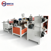 Machine de conversion de rouleaux de papier jumbo Mintai, dérouleur, coupe transversale et rembobineur 3 en 1, équipement de traitement du papier