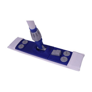 Serpillère de salle blanche à manche en microfibre ESD de qualité supérieure, pour l'entretien des sols industriels et de laboratoires, sans poussière, avec système d'essorage automatique - Product Image 3