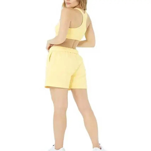 Nueva ropa de gimnasio Reversible de 2 piezas para mujer de talla grande, conjunto de Yoga, decoración de encaje de Color sólido, frente de entrenamiento de Fitness lavado con diamantes de imitación - Product Image 3