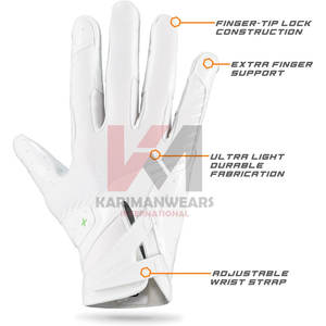 Gants de football américain d'hiver, chauds et antidérapants, fabriqués sur mesure pour l'entraînement par temps froid Gants de football américain - Product Image 3