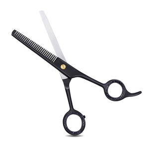 2025 Professional 6.5\" Stainless Steel Black Thinning Scissors for Hair Dressing Sharp Trimming <b>Shears</b> for Men and Women - Product Image 2
