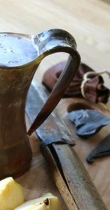 แก้วมักทรงเขาควายงานทำมือสำหรับผู้ชาย - Product Image 4