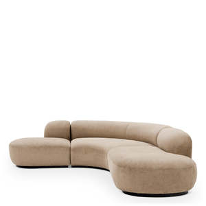 โซฟา Bjrn L สไตล์ร่วมสมัย ดีไซน์ผ้าสีทราย - Product Image 4