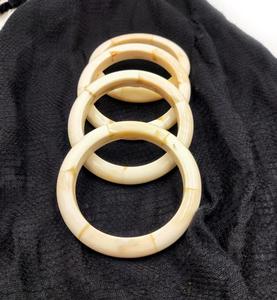 Bracelet en os de buffle naturel, fabrication artisanale, bijoux en os de buffle pour les mains - Product Image 3