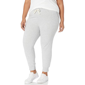 100% coton femmes pantalons de survêtement nouveau à la mode hiver mode couleur unie Slim Fit Joggers peint plat avant ODM approvisionnement en gros - Product Image 6
