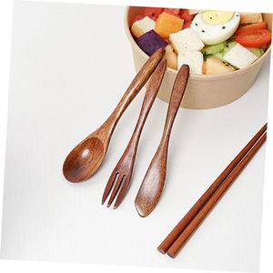 Juego de cubiertos de madera de diseño único para cocinas profesionales, comidas informales y hogares sostenibles - Product Image 3