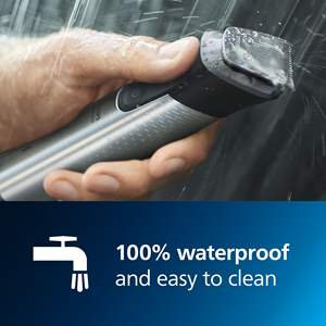 Kit de toilettage pour homme tout-en-un 23 pièces, lames en titane, tondeuse à barbe et cheveux, alimentation USB, étanche (IPX7), prise US - Product Image 2