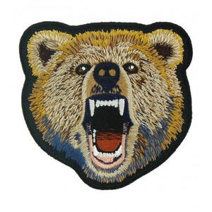 Étiquettes tissées de broderie complète personnalisées en gros Badges brodés par presse à chaud personnalisés pour vêtements - Product Image 5