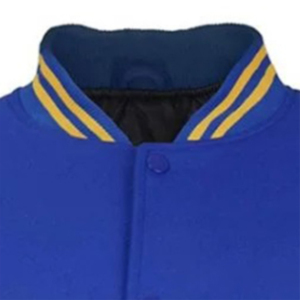 Varsity chaqueta hermandades fraternidades Letterman chaqueta bordado chenille logo acanalado CollegeBaseballjacket para hombres - Product Image 5