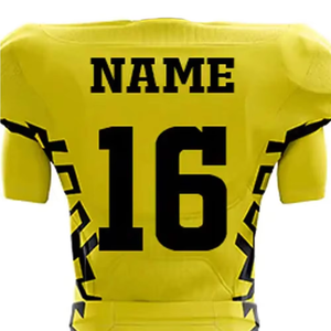 Manches courtes Dernière conception Respirant Prix de gros Football Américain Uniforme Nouveau Style - Product Image 4