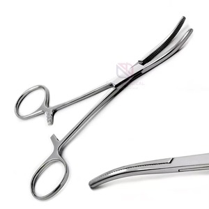 Pinzas Hemostáticas de Acero Inoxidable, Instrumento Quirúrgico Manual con Certificación CE Clase I para Hemostasia - Product Image 5