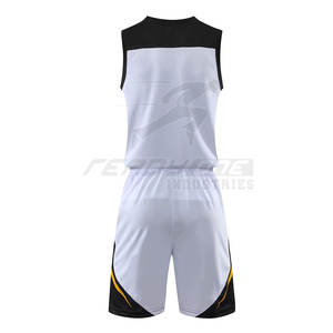 Uniformes de Baloncesto Personalizados OEM, Tela 100% Poliéster, Transpirable, Manga Corta para Verano - Product Image 2