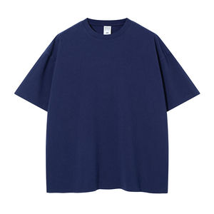 T-shirts pour hommes de qualité supérieure, nouveau design, poids lourd, logo personnalisé imprimé, unisexe, 100% coton, streetwear, luxe, surdimensionné, uni - Product Image 6