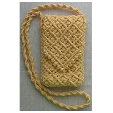 Macrame Mobile Sling Bag Pocket Wallet Hand Purse Clutch Crossbody Sling Bag accessori per telefoni cellulari per ragazze e donne