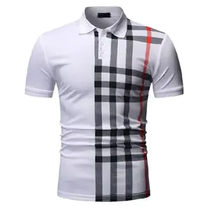 Camiseta de Golf Personalizada con Logotipo, Antiarrugas, Tejida, 100% Algodón, para Hombre, Manga Corta, Color Sólido, Impresión Digital, ODM - Product Image 5