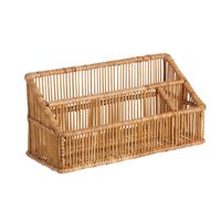 Ensemble d'organisation de bureau en bambou et rotin écologique fait à la main, accessoires de bureau tendance, vente en gros du Vietnam