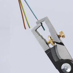Knipex StriX Insulation Strippers Chrome Plated <b>Wire</b> Crimpers with Multi-Component Grips VDE Tested Handles - Product Image 3