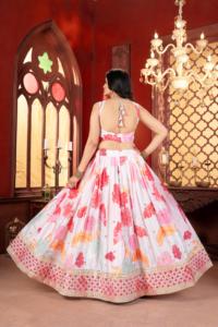 Fabricación India nupcial Lehenga Choli vestido de novia indio pesado bordado Chinnon para mujeres disponible para precio de exportación - Product Image 3