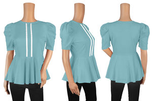 T-shirt confortable de qualité supérieure pour filles et femmes, en polyester/tricot, débardeur disponible à la vente - Product Image 5