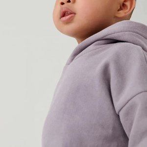 Sudadera Deportiva de Forro Polar 100% Algodón para Niños, Color Liso, Informal, con Bolsillo, para Niños y Niñas, Venta al por Mayor - Product Image 3