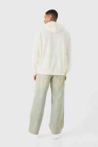 Logo personnalisé pour hommes nouvelle mode vente en gros de sweat à capuche surdimensionné à épaules tombantes 100% coton sweats à capuche pour hommes 465GSM sweats à capuche épais pour hommes - Product Image 2