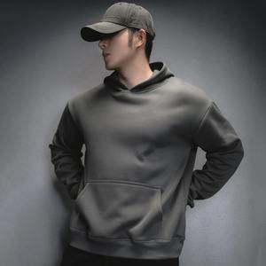 Sudaderas con capucha unisex con logotipo personalizado 240g algodón/poliéster impreso con Capucha de punto a prueba de viento sudaderas forradas ecológicas para hombres regulares - Product Image 2