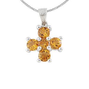 Design de luxe 925 argent sterling topaze bleue multi pierres précieuses pendentifs collier bijoux pour femmes - Product Image 5