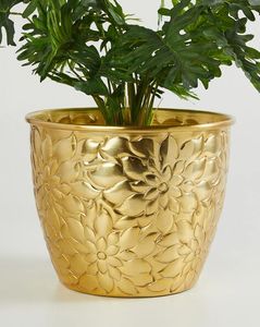 Maceta de metal de diseño único de alta calidad, maceta de flores grandes para jardín interior para viveros, precio al por mayor de La India - Product Image 2