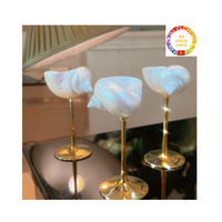 Verre à vin personnalisé coquillage pour cadeau de demoiselle d'honneur et décoration de mariage tropicale élégante