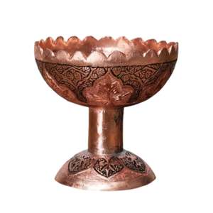 High Quality Brass <b>Pedestal</b> Bowl With Engraving Polish Finished For Kitchen Tabletop Serving Bowl Dinnerware Bowl - Product Image 6