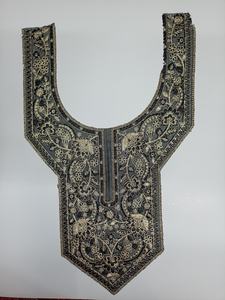 Trendy Indian Ethnic Embroidered <b>Net</b> <b>Fabric</b> Neck Lace Patches for Boutique Garment Work Suits Gowns Kurti Blouse Decoration - Product Image 4