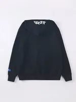 Özel %100 Pamuklu Örme Astarlı Erkekler İçin Cepli Şişirme Baskılı Kapüşonlu Sweatshirt Büyük Beden Toptan