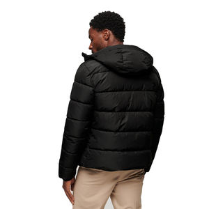 Veste en duvet matelassée personnalisée de haute qualité pour hommes manteau d'hiver avec tissu en toile à la mode brillant nouveau style promotionnel - Product Image 2