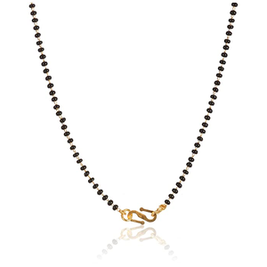 Ensemble de bijoux fins Murli Mangalsutra plaqué or en acier inoxydable et cuivre avec zircon et perle pour mariage et cadeau - Product Image 3