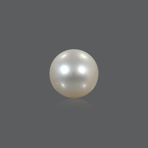 Perla del Mar del Sur de 6.11 Quilates, Suelta, Color Blanco/Dorado, para Joyería y Fabricación de Joyas - Product Image 2