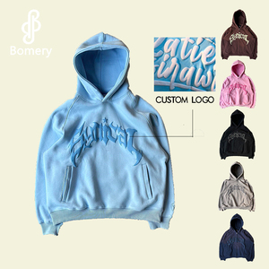 Sudaderas Personalizadas para Hombre, Estilo Vintage 2025, Bordado Chenille con Parches, Corte Regular, Cómodas, Moda Urbana, Precio al por Mayor - Product Image 1