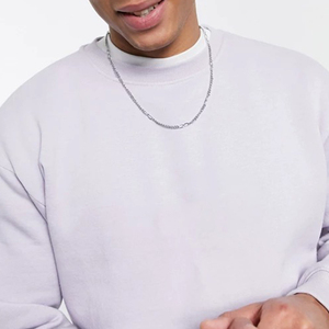 Sudadera de lana de algodón de manga larga personalizable para hombre, ropa de calle, jersey liso con cuello redondo para invierno, estampado en relieve - Product Image 3