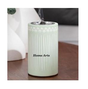Handmade Wood Mint Green Color <b>Bakhoor</b> <b>Burner</b> With Prime Quality Customized Size Incense <b>Burner</b> From India - Product Image 1
