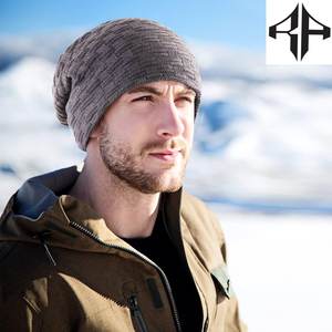 Gorro de mohair Jacquard de lana personalizado 2025, gorros de punto de alta calidad con logotipo para hombre y mujer 100% - Product Image 6