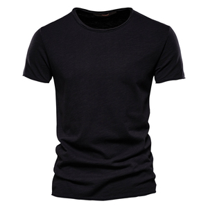 T-shirt délavé à l'acide pour hommes en gros Street wear 100% coton t-shirts avec logo personnalisé surdimensionné - Product Image 2