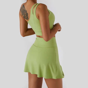 Vêtements de sport de golf avec logo de service OEM personnalisé pour dames ensemble de jupes de tennis respirantes et 2 pièces pour femmes pour filles - Product Image 2