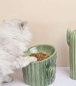 Bol pour animaux de compagnie en céramique au design unique pour chiens qui améliore le style intérieur de la maison tout en offrant une solution d'alimentation fonctionnelle - Product Image 3